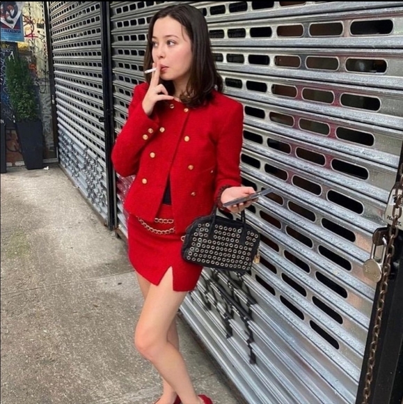 Zara Textured Double-breasted jacket - Picture 5 of 14